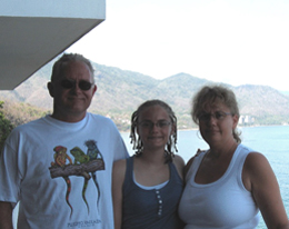 Paul, Susan & Lauren Westcott. June 2007